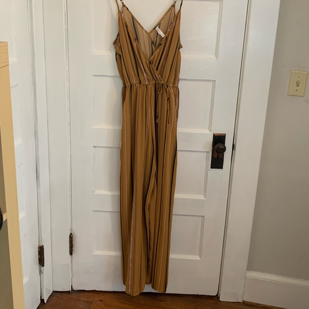 Striped jumpsuit